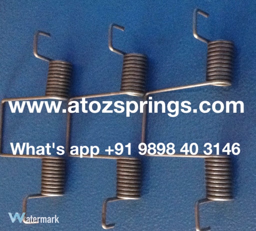 Double torsion spring. A TO Z SPRING MANUFACTURING.